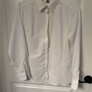 Classic White Women's Blouse